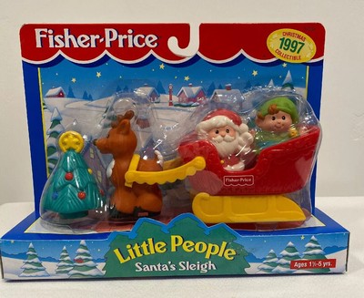 little people santa and reindeer